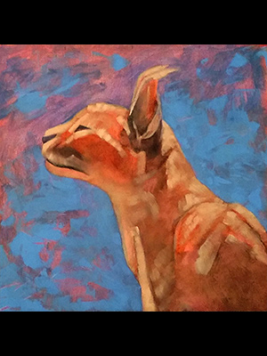 unfinished painting by Alexandria Levin