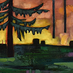 painting detail by Alexandria Levin