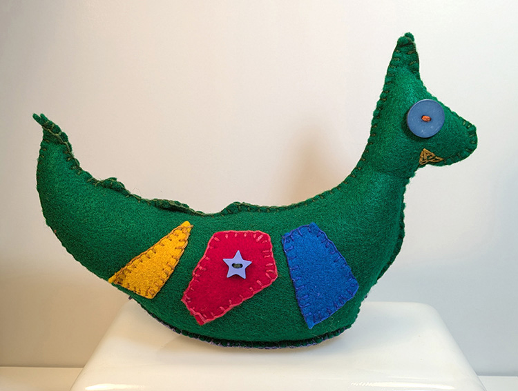 hand-made stuffie by Alexandria Levin