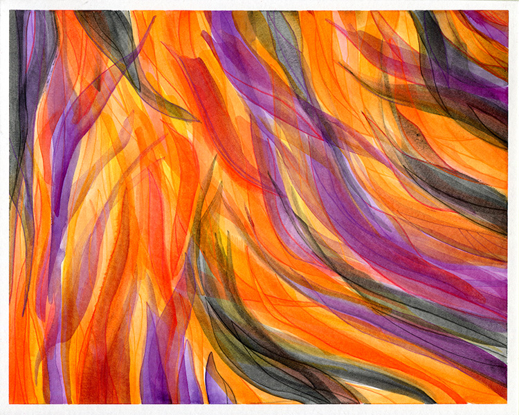 watercolor painting by Alexandria Levin