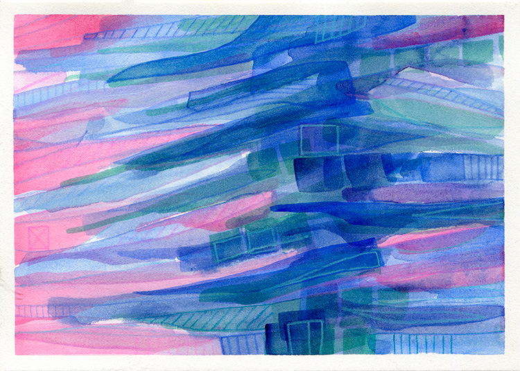 watercolor painting by Alexandria Levin