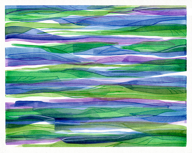 watercolor painting by Alexandria Levin