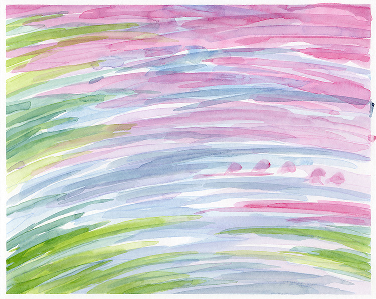 watercolor painting by Alexandria Levin