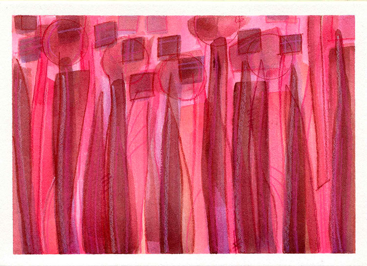 watercolor painting by Alexandria Levin