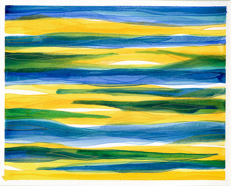 watercolor painting by Alexandria Levin