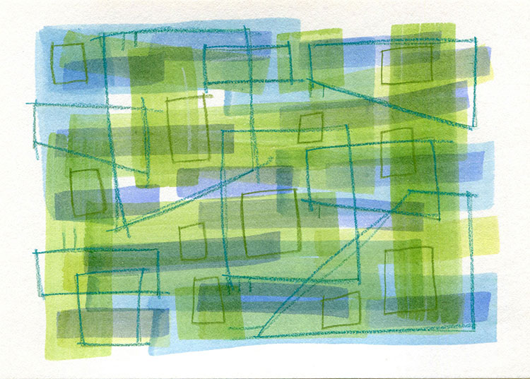 watercolor sketch by Alexandria Levin