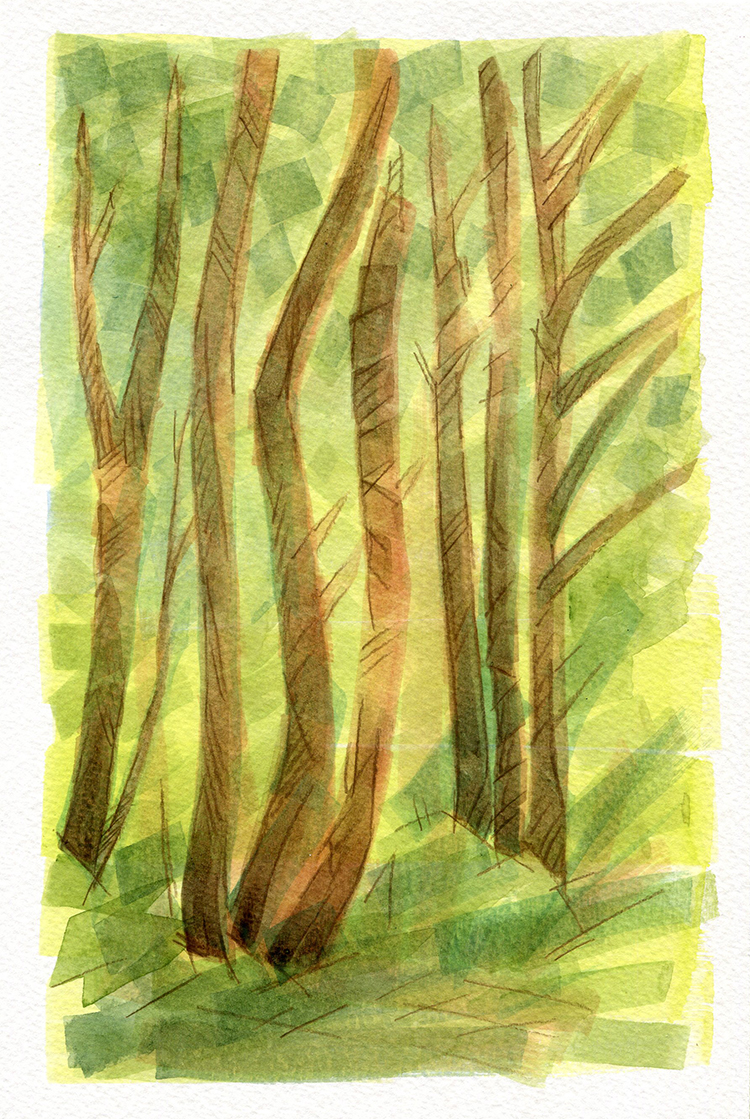 watercolor painting by Alexandria Levin