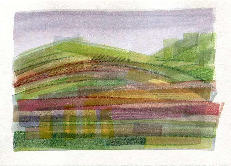 watercolor sketch by Alexandria Levin