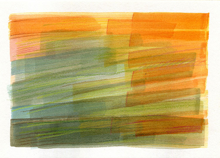 watercolor sketch by Alexandria Levin