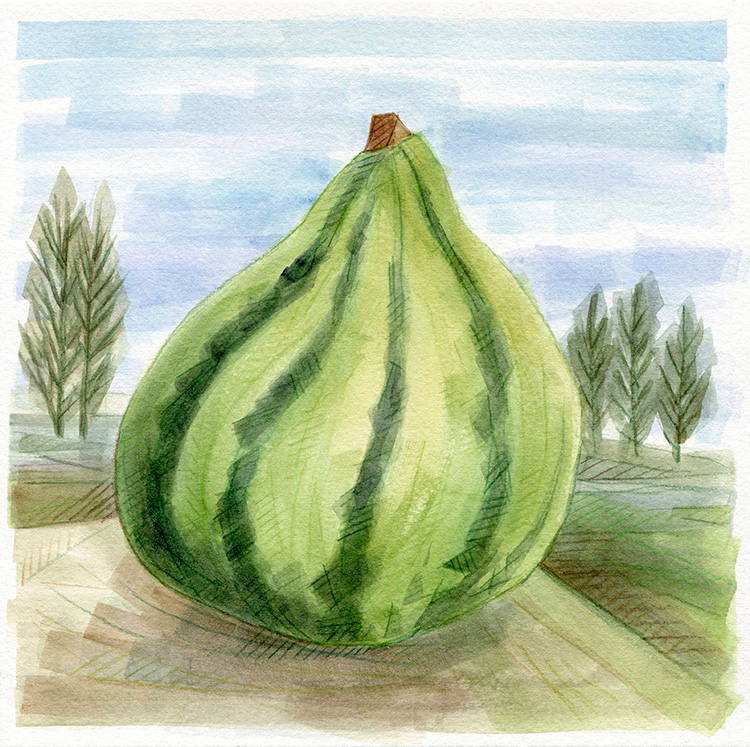 watercolor painting by Alexandria Levin