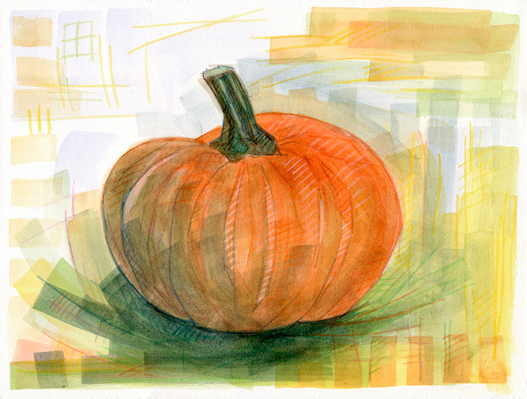 watercolor painting by Alexandria Levin