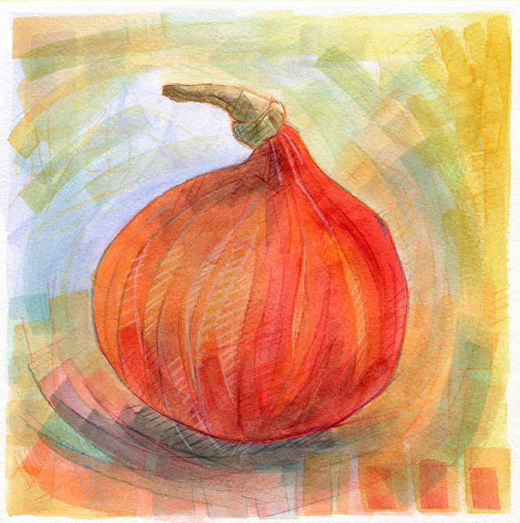 watercolor painting by Alexandria Levin