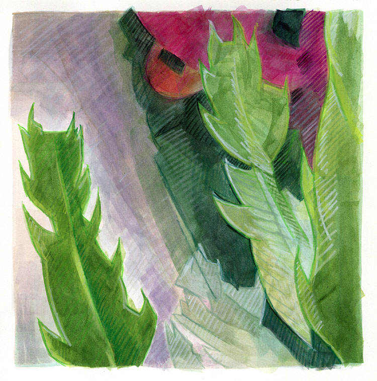 watercolor painting by Alexandria Levin