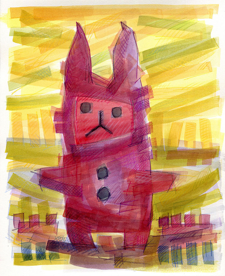 watercolor painting by Alexandria Levin