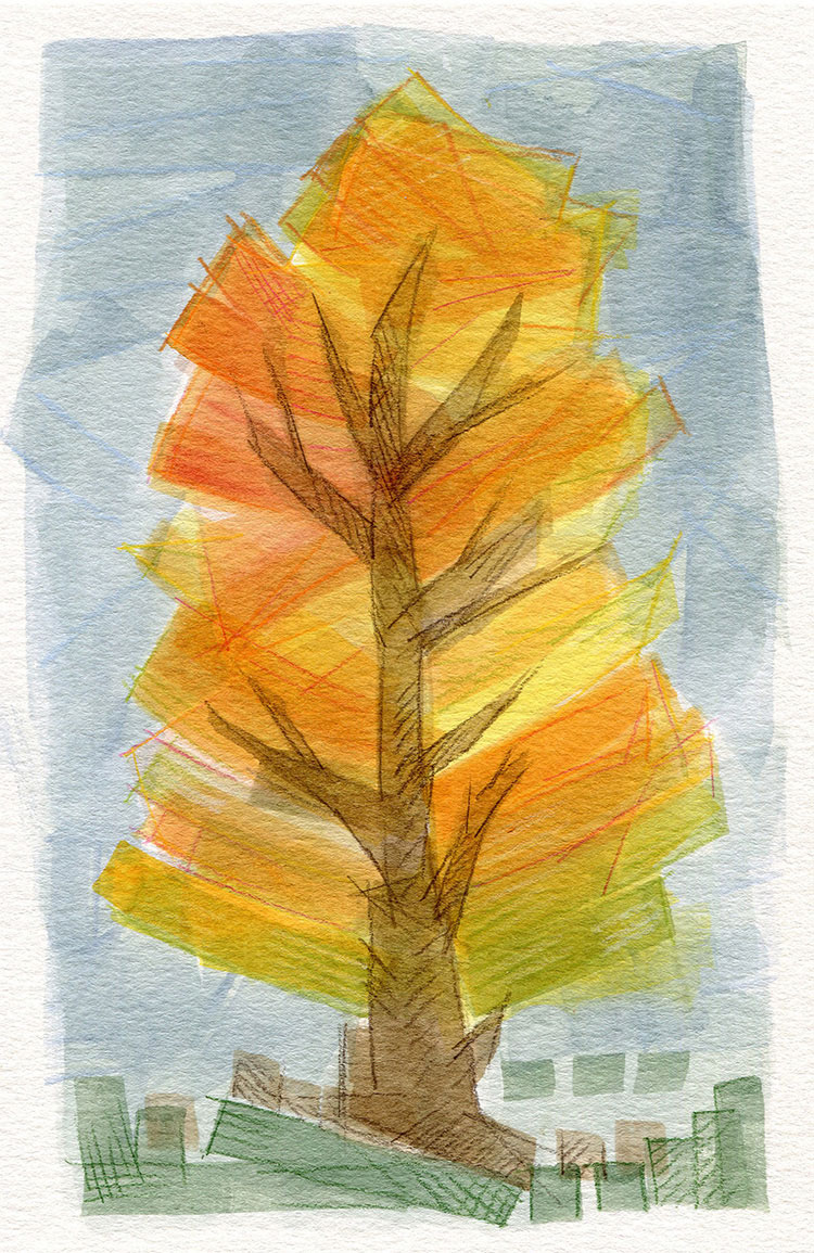 watercolor painting by Alexandria Levin