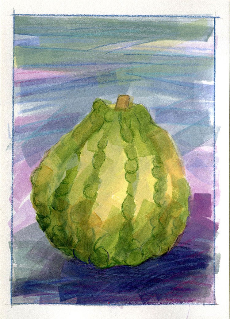 watercolor sketch by Alexandria Levin