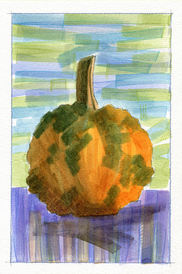 watercolor sketch by Alexandria Levin