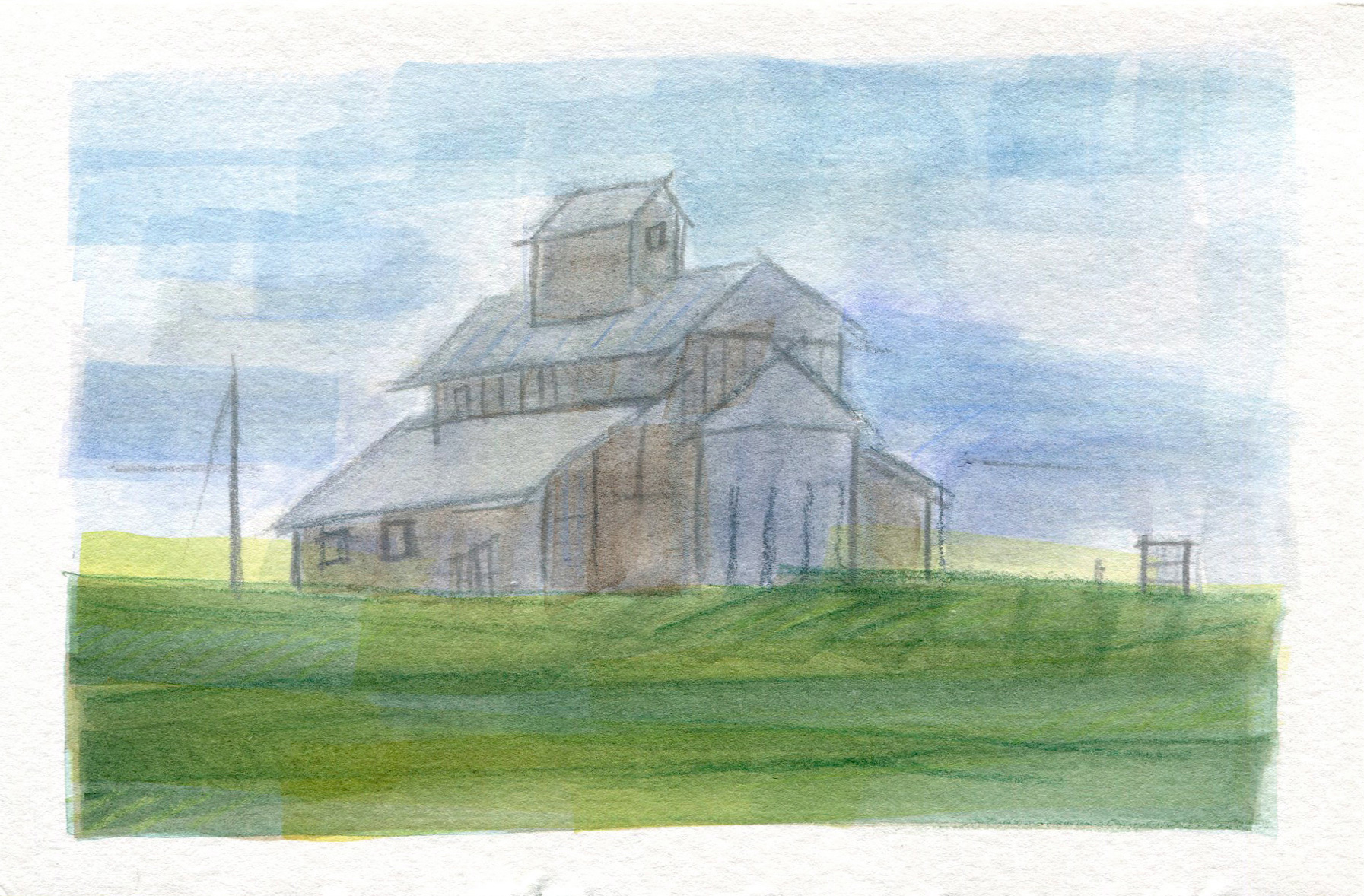 watercolor painting by Alexandria Levin