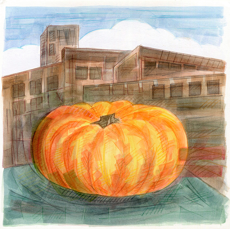 watercolor painting by Alexandria Levin