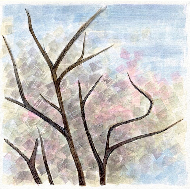 watercolor painting by Alexandria Levin