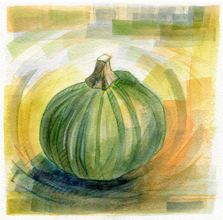 watercolor painting by Alexandria Levin