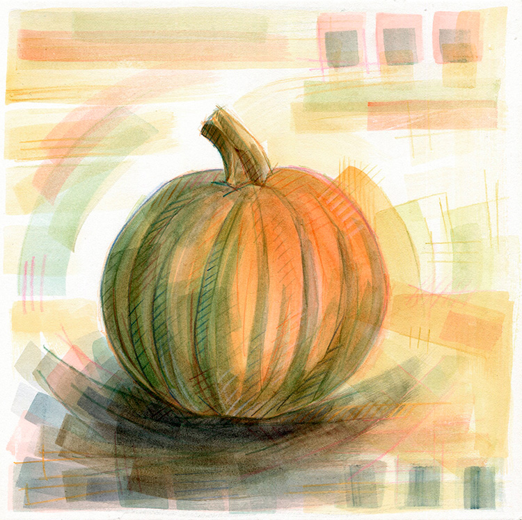 watercolor painting by Alexandria Levin