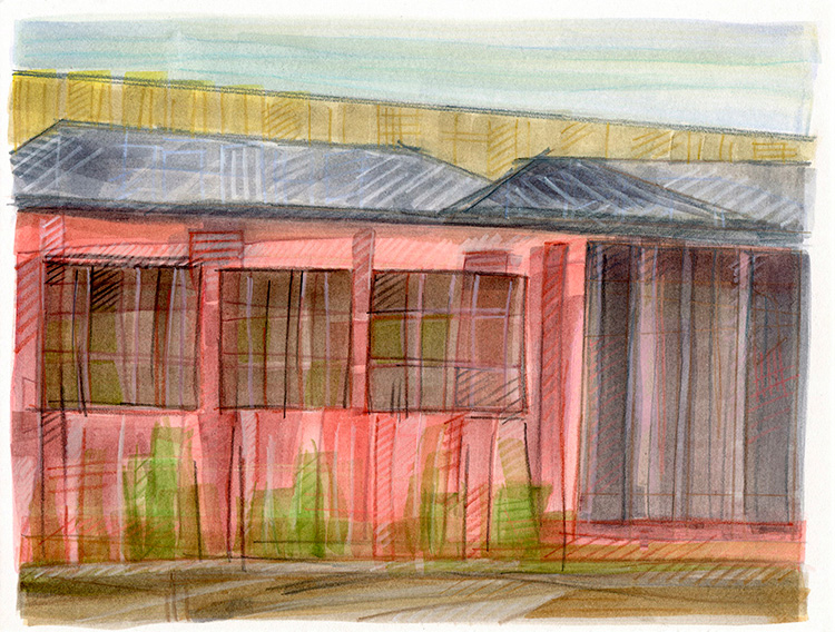 watercolor painting by Alexandria Levin