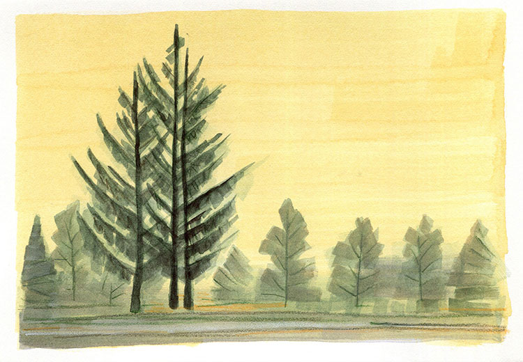 watercolor painting by Alexandria Levin