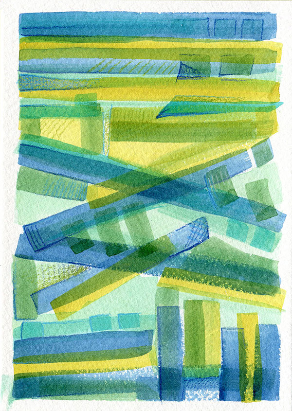 watercolor sketch by Alexandria Levin