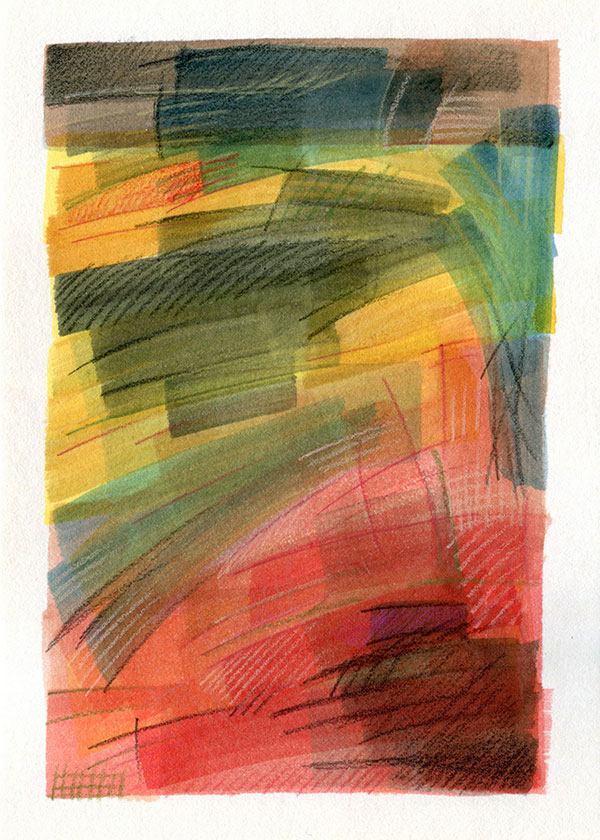 watercolor sketch by Alexandria Levin