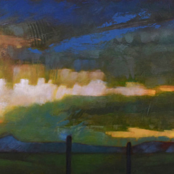 detail of Virga Sunset by Alexandria Levin
