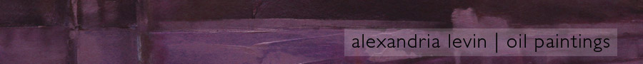 Alexandria Levin Oil Paintings website banner