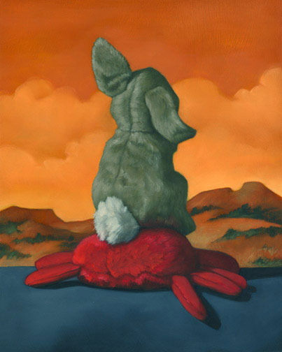 Crab Rabbit - Oil Painting by Alexandria Levin