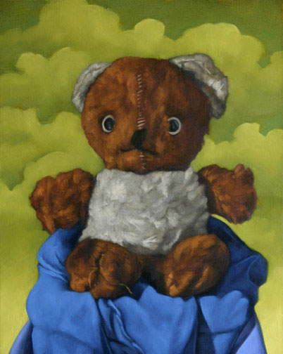 Old Brown Bear - Oil Painting by Alexandria Levin