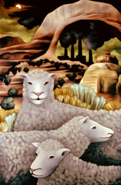 Painting by Alexandria Levin