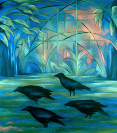 Painting by Alexandria Levin