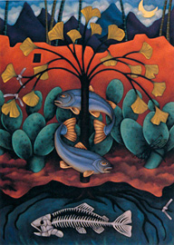 Painting by Alexandria Levin