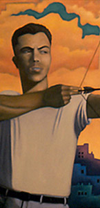 Painting detail by Alexandria Levin