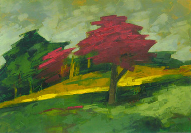 Painting by Alexandria Levin