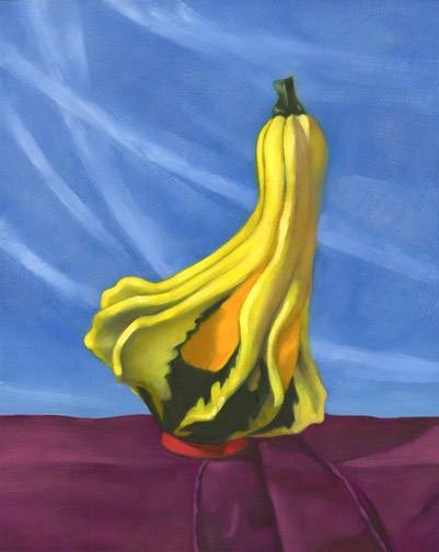 Winged Gourd - Oil Painting by Alexandria Levin