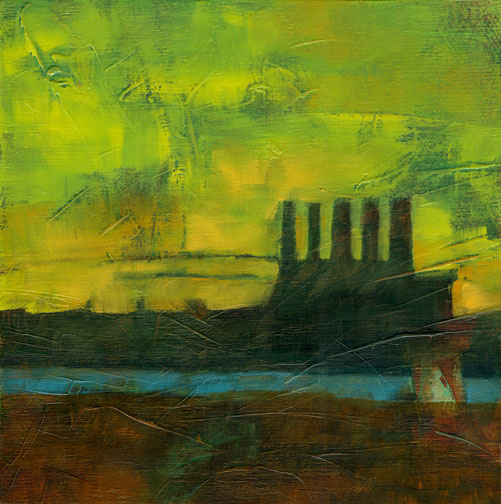 Creek - Oil Painting by Alexandria Levin