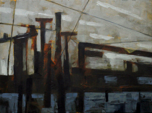 Electricity - Oil Painting by Alexandria Levin