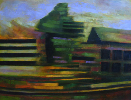 Palinopsia - Oil Painting by Alexandria Levin