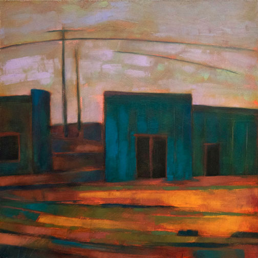 Shooting Gallery - Oil Painting by Alexandria Levin