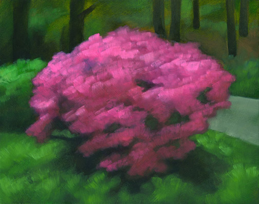 Azalea #2  - Oil Painting by Alexandria Levin