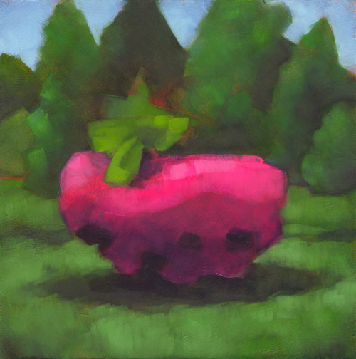 Azalea #5 - Oil Painting by Alexandria Levin