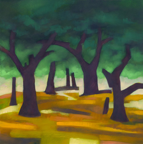 South Grove - Oil Painting by Alexandria Levin